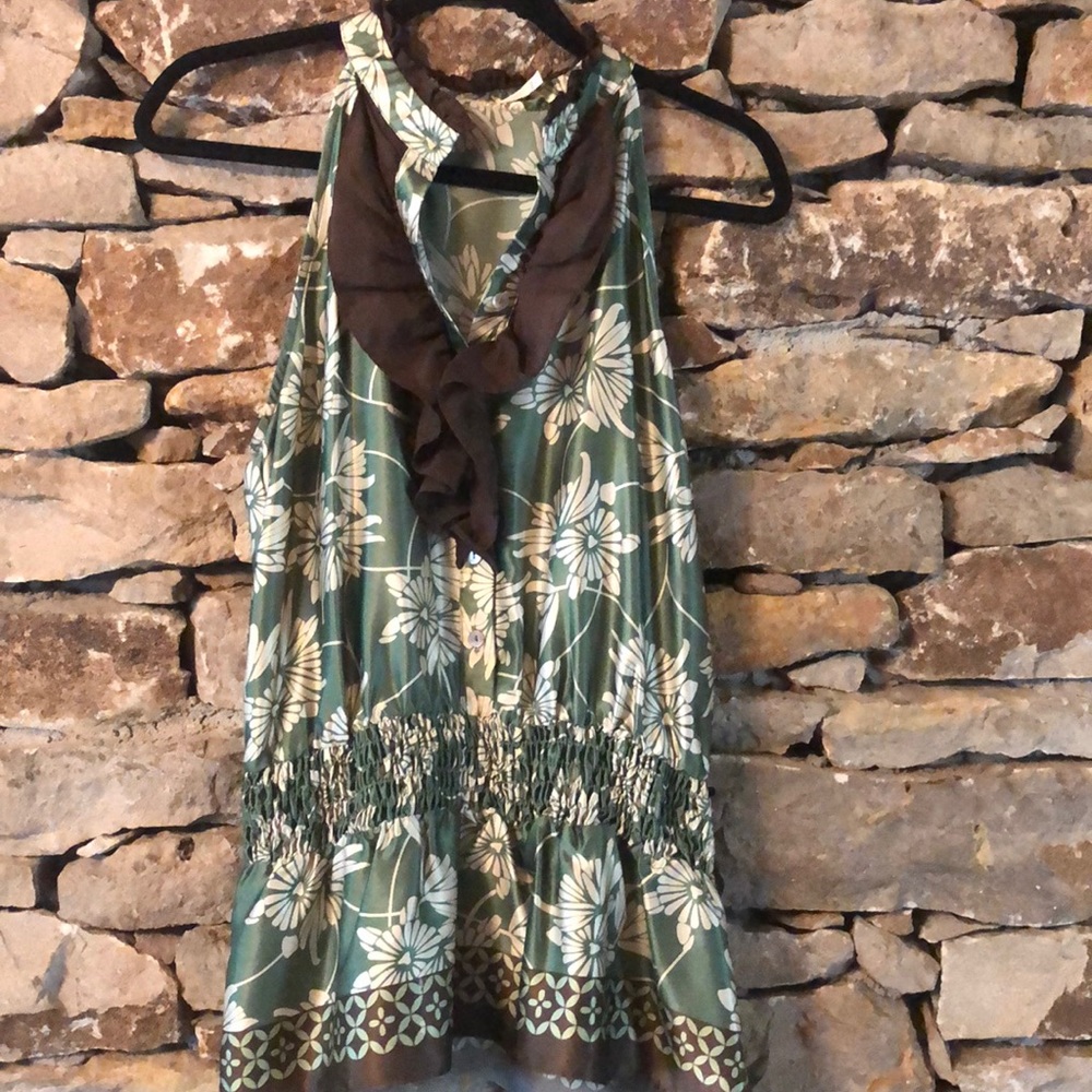 Silk tank top